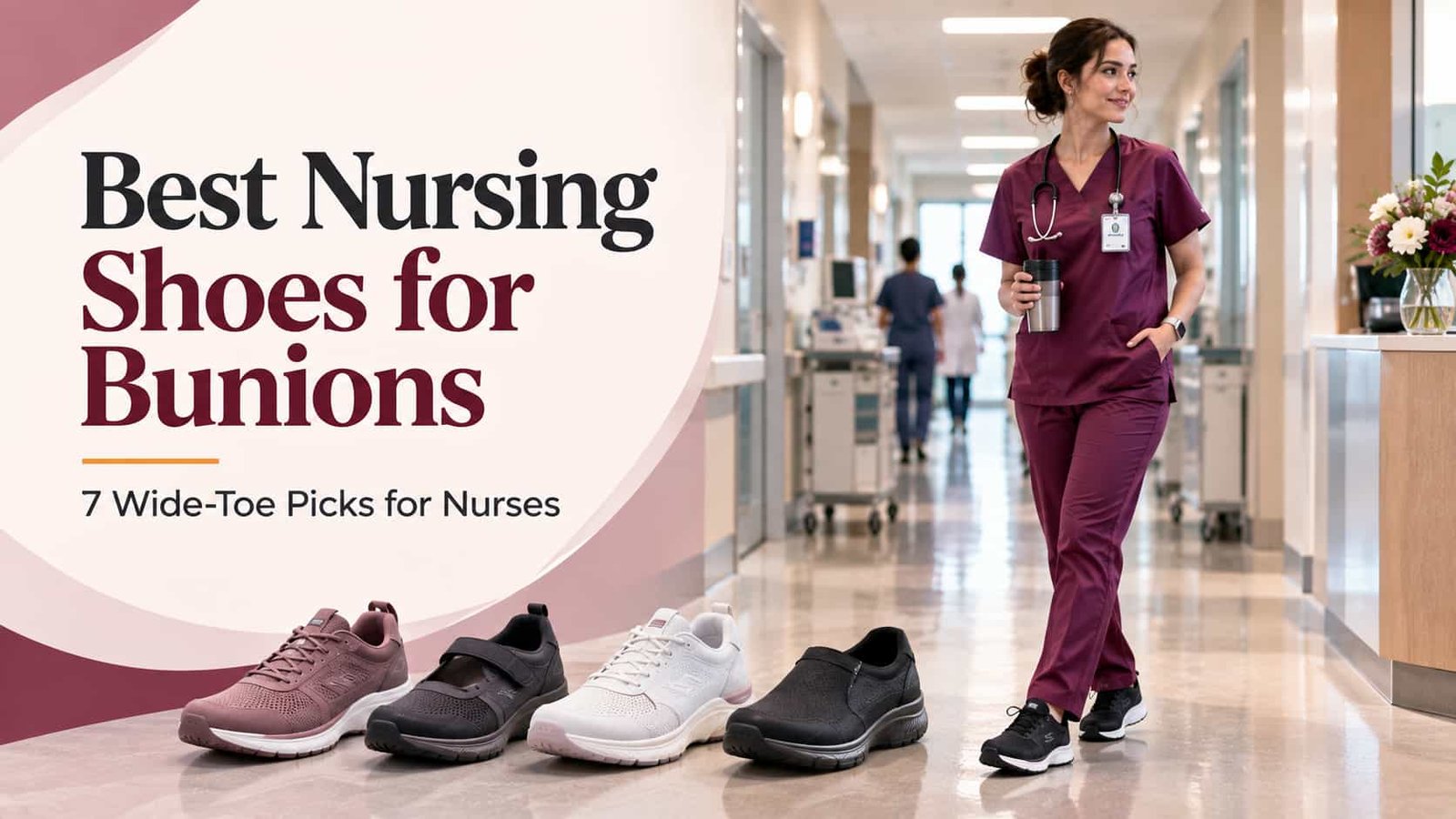 Best nursing shoes for bunions with wide toe box