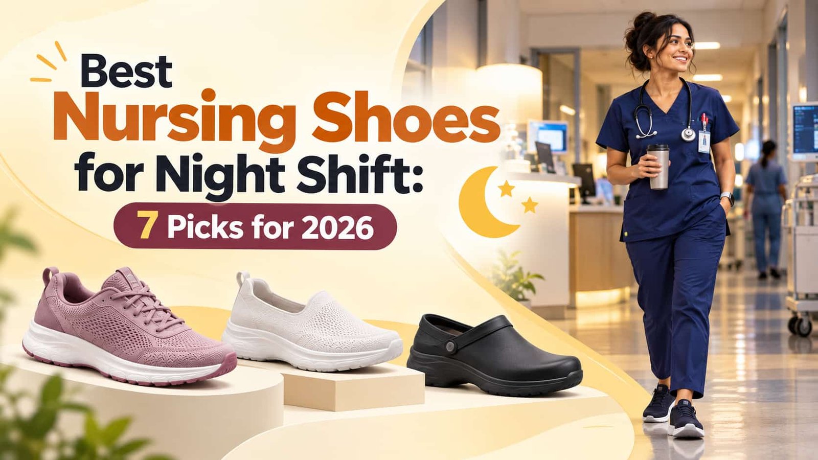 Best nursing shoes for night shift in a U.S. hospital setting