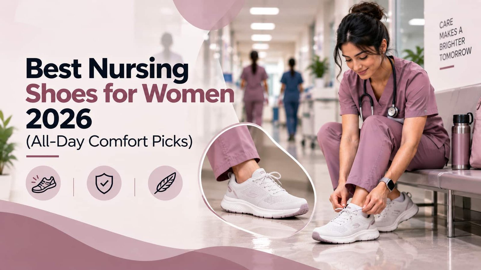 Best nursing shoes for women 2026 with comfortable footwear options for long hospital shifts