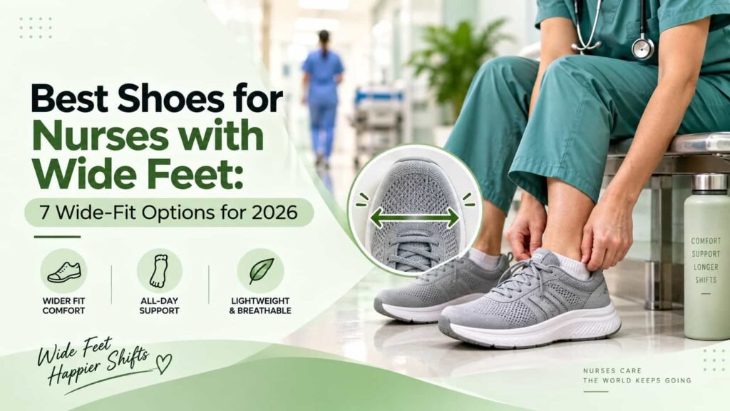 Best shoes for nurses with wide feet for long hospital shifts