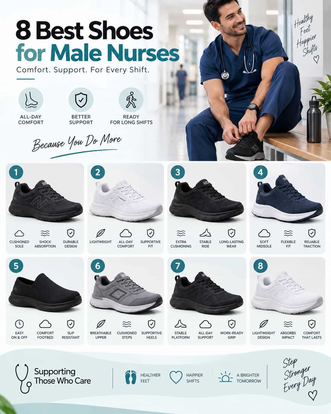 Best Shoes for Male Nurses