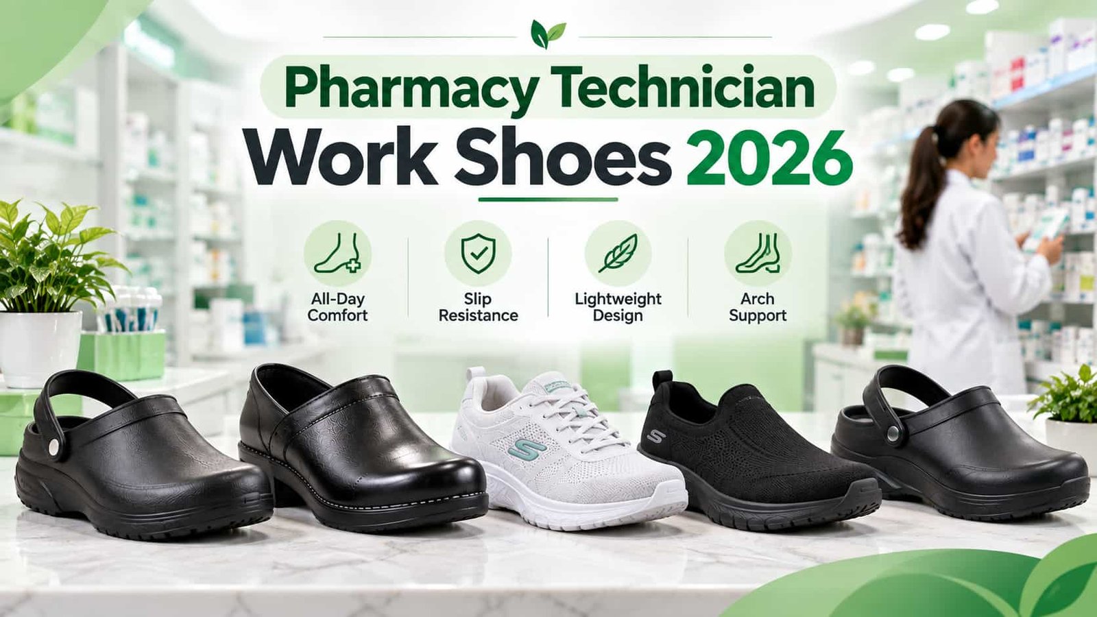 Best Shoes for Pharmacy Technicians 2026