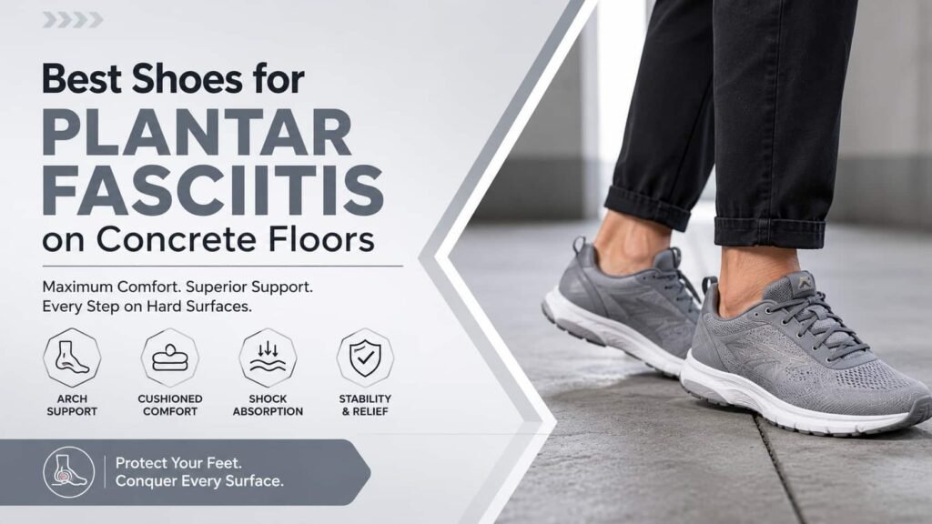 Best Shoes for Plantar Fasciitis on Concrete Floors