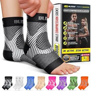 BLITZU compression socks combine compression support with targeted stability for everyday wear.