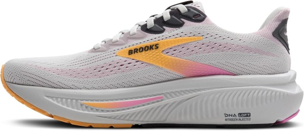 Brooks Women's Ghost 17 neutral running shoe for plantar fasciitis and high arches