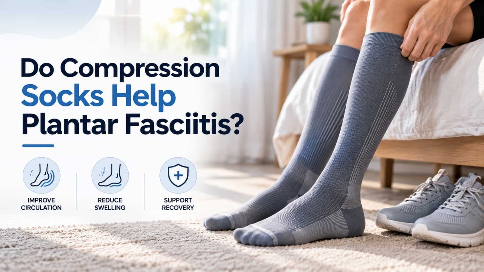 compression socks and sleeves for plantar fasciitis heel pain relief