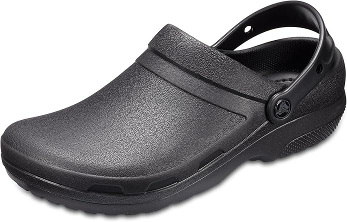 Crocs Specialist II enclosed-toe work clog with ASTM certification and slip-resistant sole