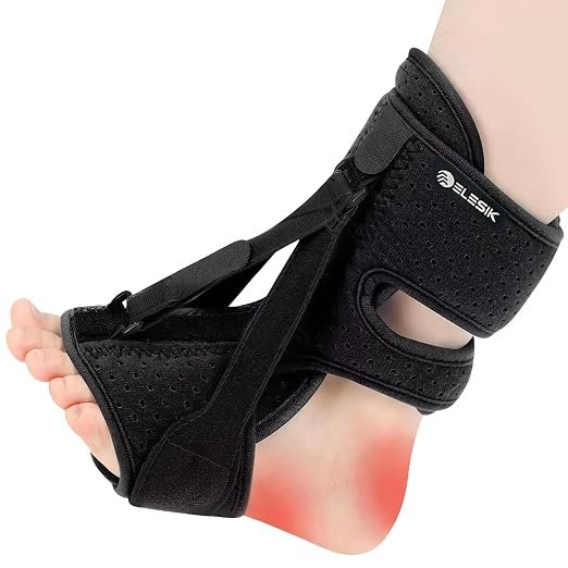 ELESIK plantar fasciitis night splint for foot and heel support