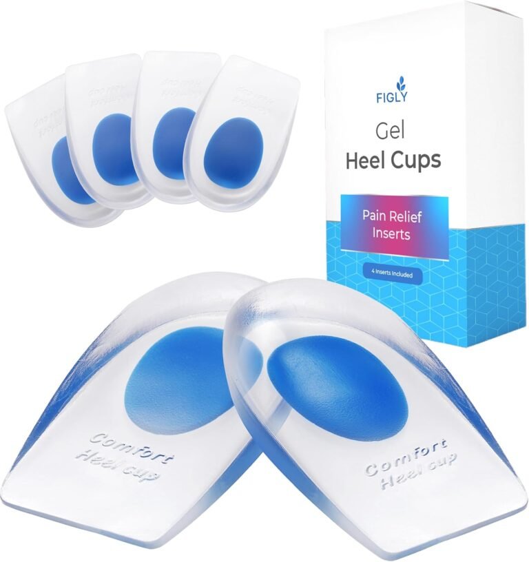 Figly Gel Heel Cups for heel pain and plantar fasciitis