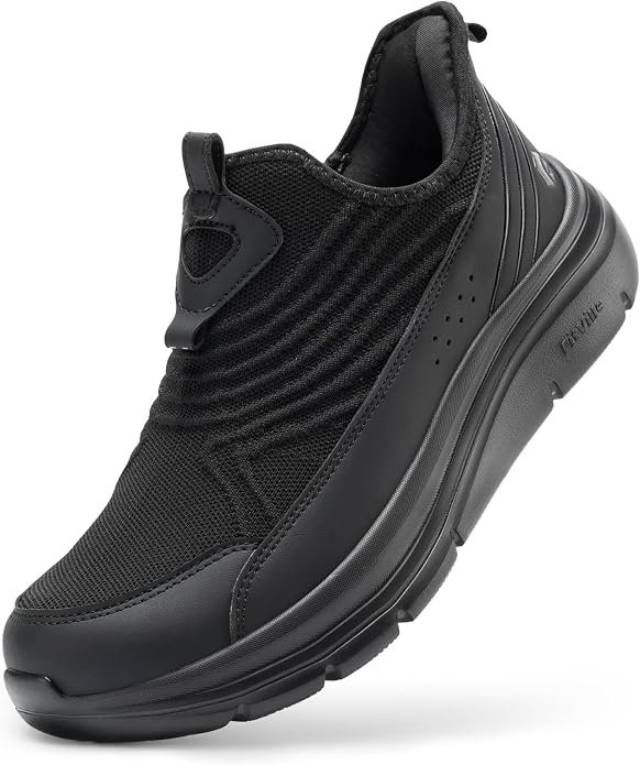 FitVille men's Stepease V1 wide slip-on shoes for bunions and plantar fasciitis