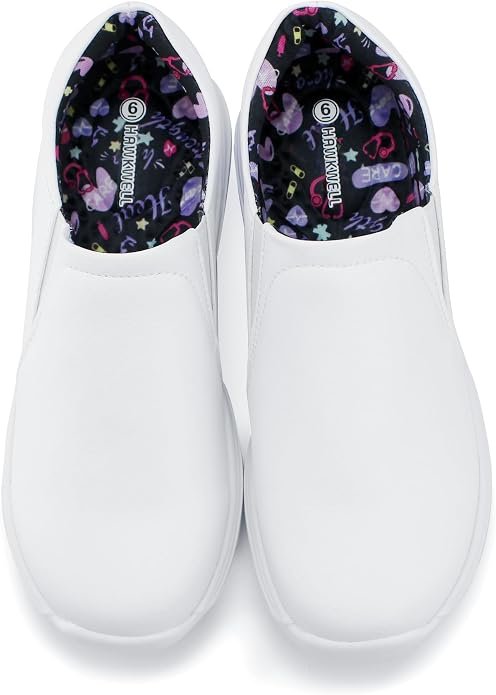 Hawkwell women's lightweight slip-on nursing shoes
