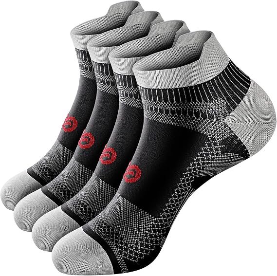 PAPLUS low-cut athletic socks combine everyday comfort with built-in arch compression.