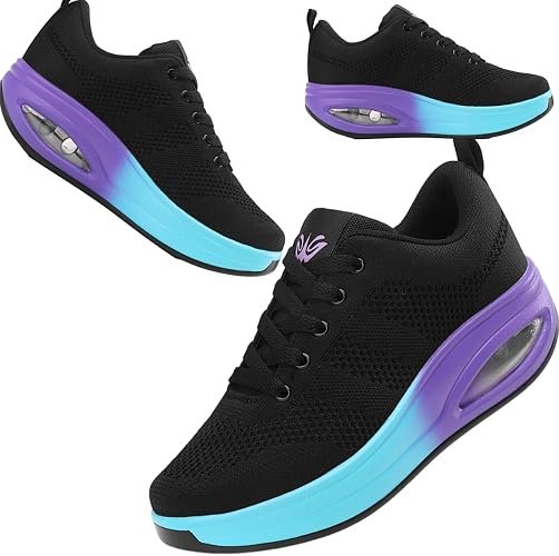 Roltte Women's Air Cushion Slip-Resistant Work Sneakers Roltte women's slip-resistant work sneaker