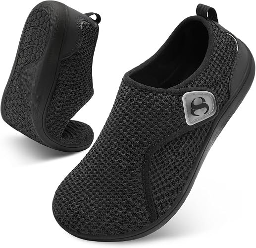 Scurtain Women's Wide Walking Shoes for nurses with wide feet