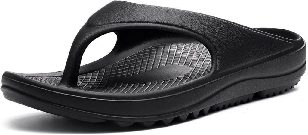 shevalues women's orthopedic recovery flip flops with soft EVA cushioning