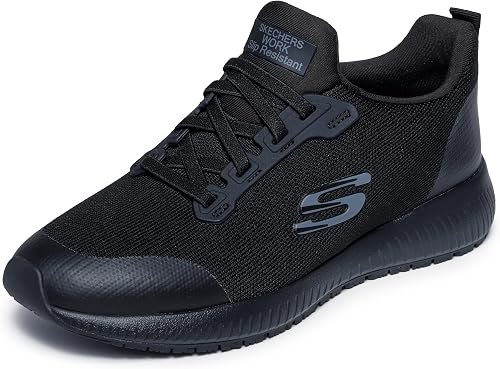 Skechers Women's Squad slip resistant work shoe for CNA shifts