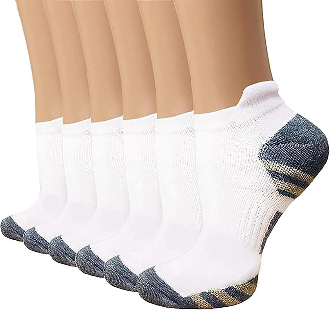 Sooverki copper compression socks provide lightweight compression and everyday foot support.
