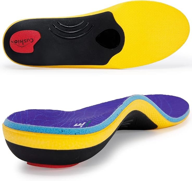 VALSOLE heavy duty high arch support insoles for plantar fasciitis