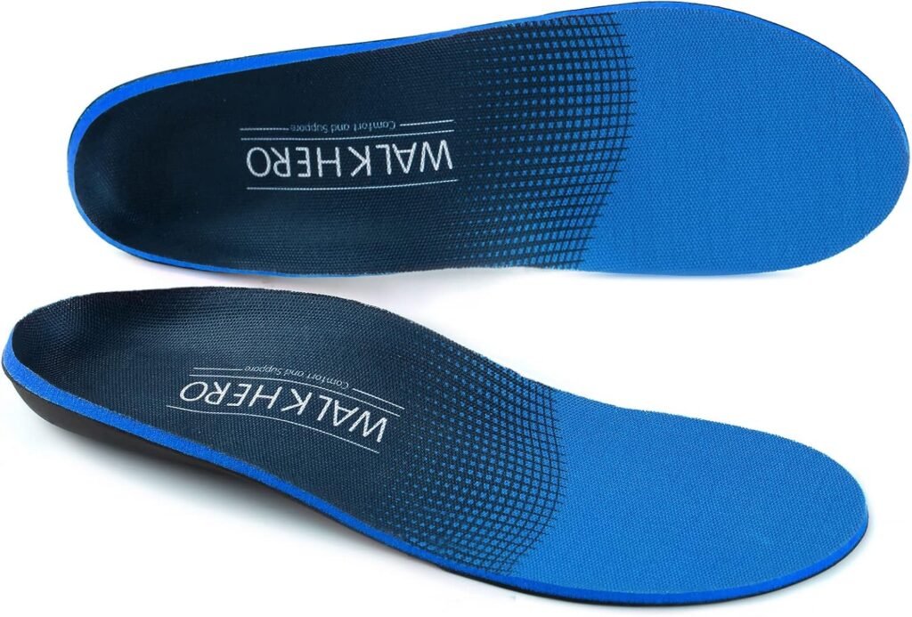 WALK-HERO plantar fasciitis arch support insoles for everyday walking