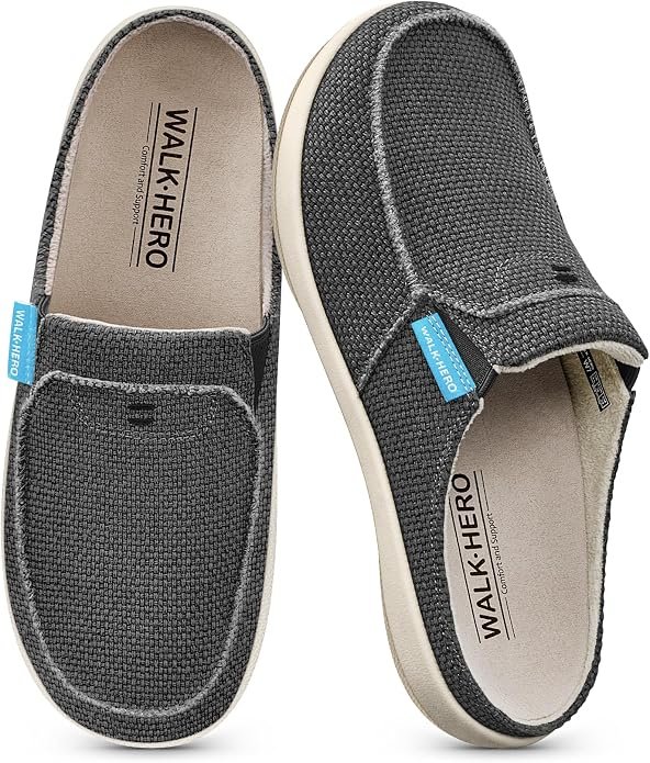 WalkHero women's orthopedic slippers for morning heel pain