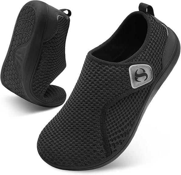 women's adjustable wide zero drop walking shoes for plantar fasciitis