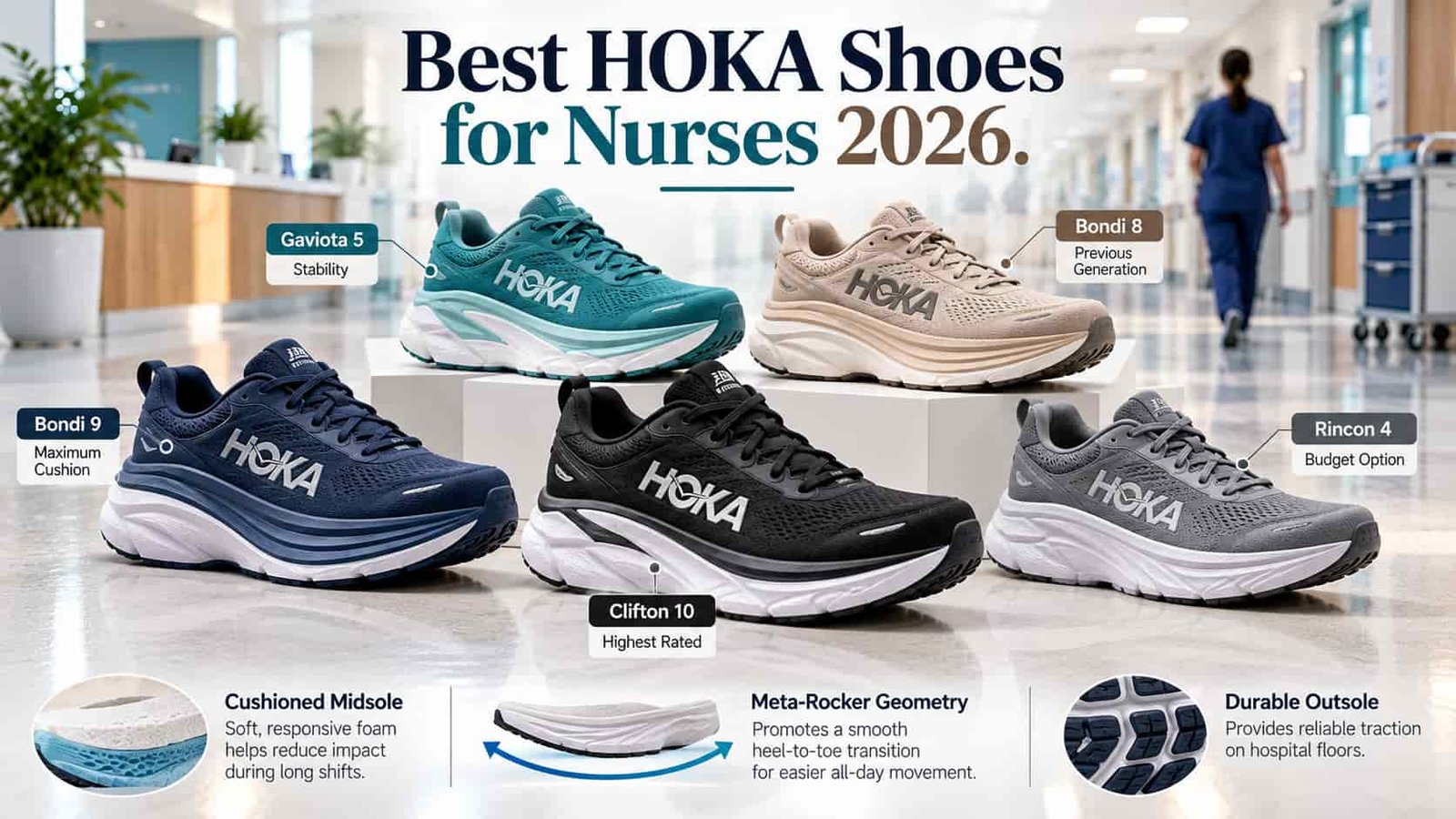 Best HOKA Shoes for Nurses 2026
