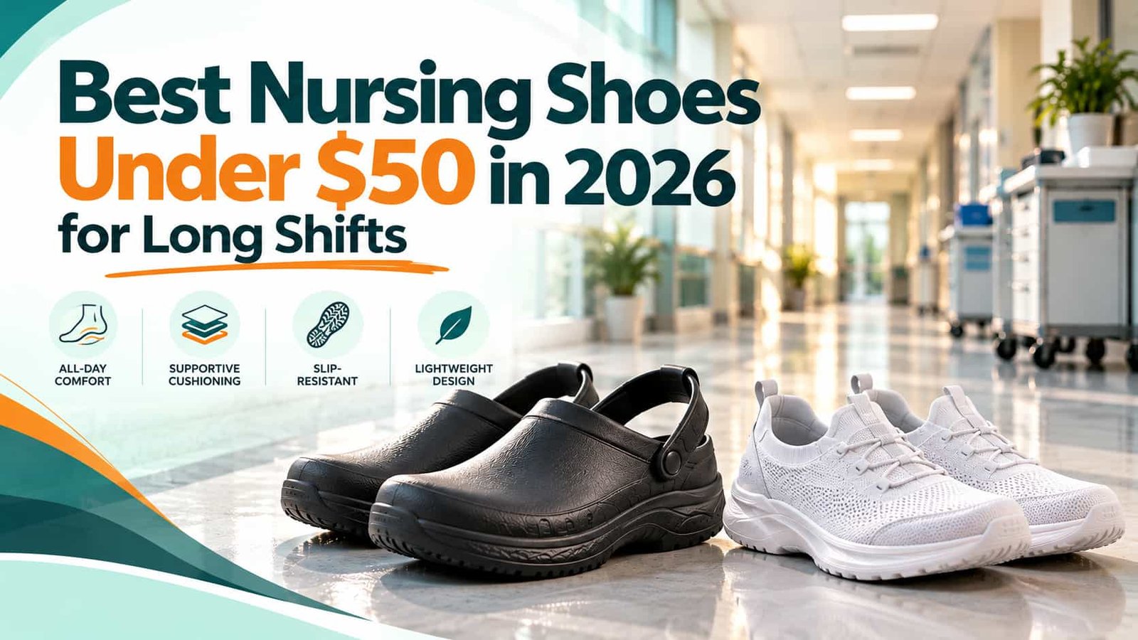 Best nursing shoes under $50 for 2026