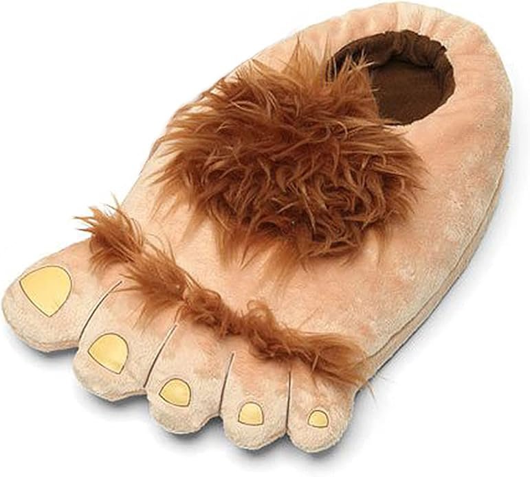 Ibeauti furry big feet monster slippers for adults