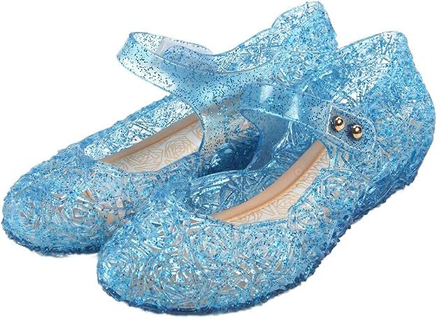 GUGUYeah princess jelly flats for toddler and little girls